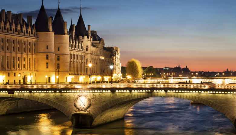 Seine River at night