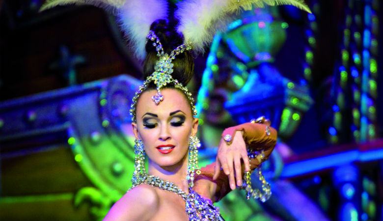 Night show at the Moulin Rouge Paris