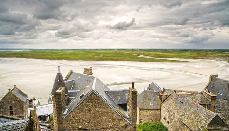 House in the Mont Saint Michel village