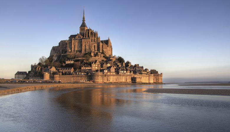 Magic view of the Mont Saint Michel
