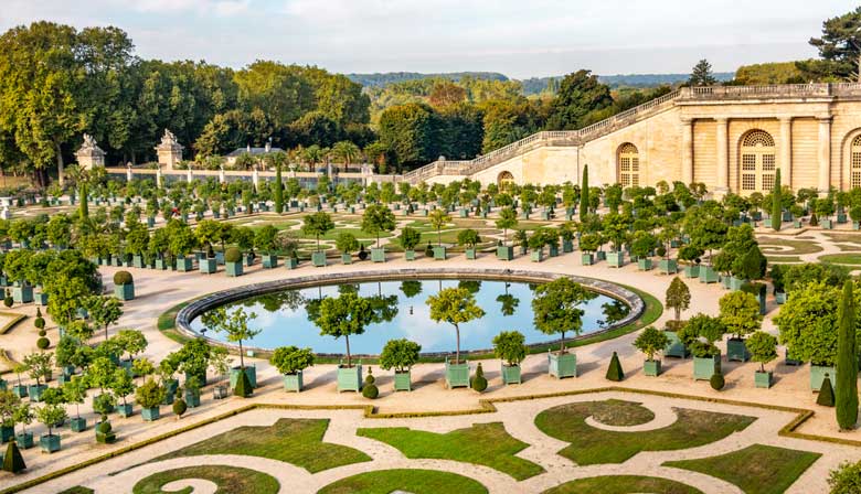 Jardines del palacio de Versalles