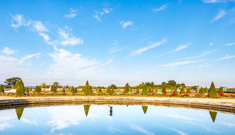 Fontaine dans les jardins de Versailles