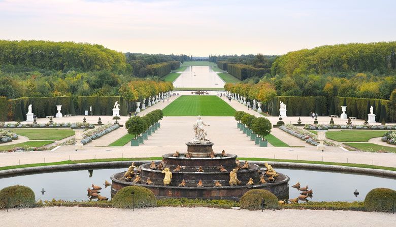 Get down the large alleys on the gardens