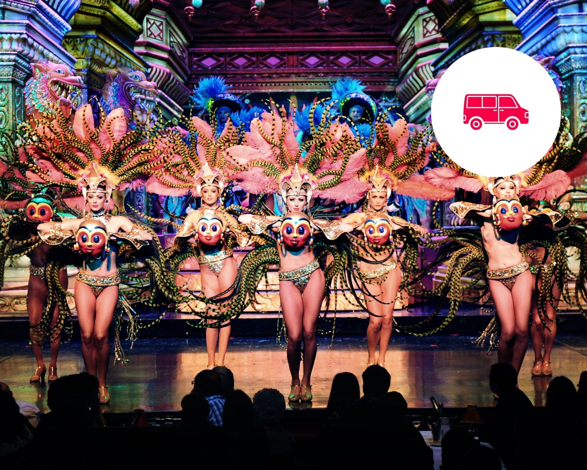 Opening show of the pirates at the Moulin Rouge