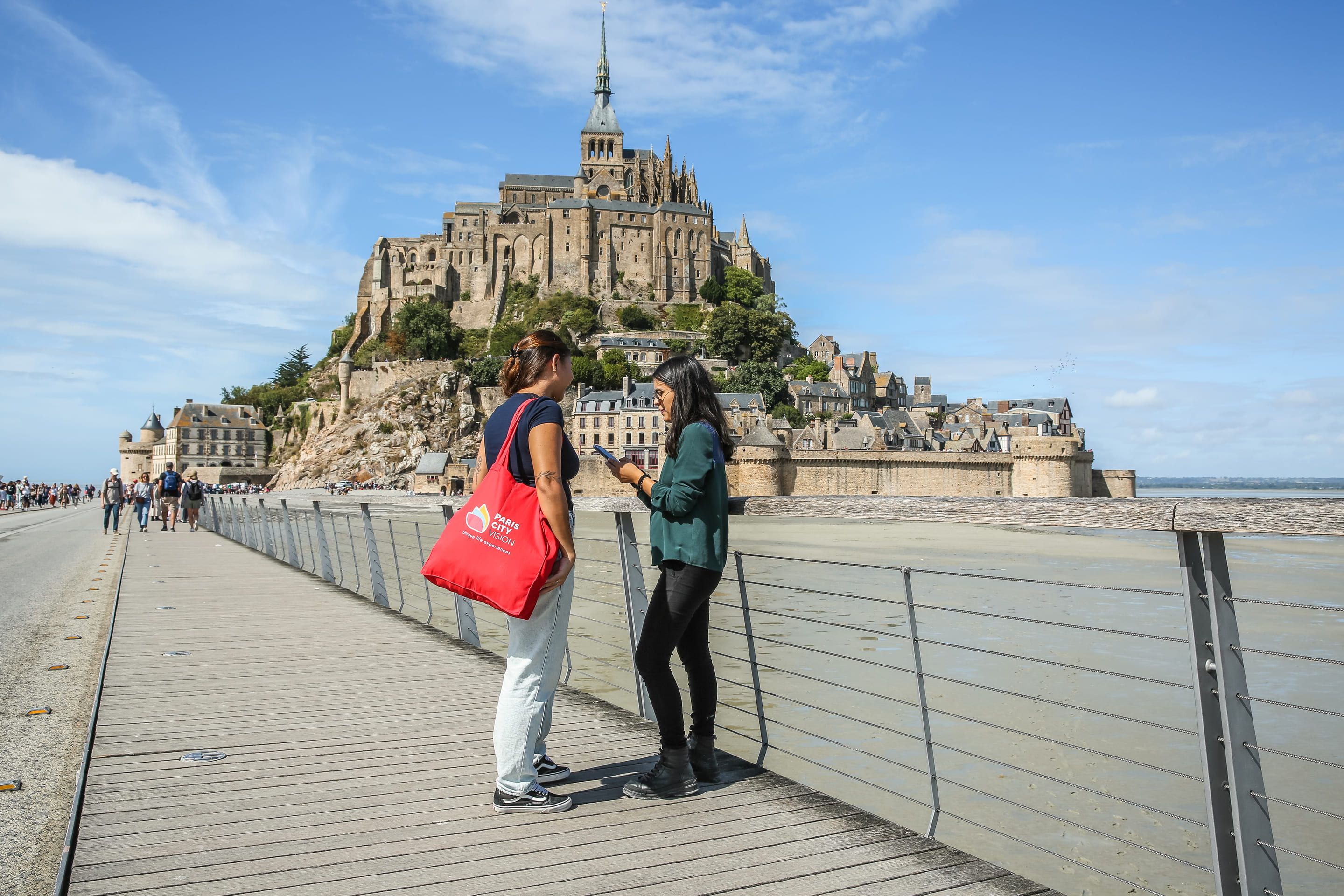 Visita do the Mont Saint Michel em Francia