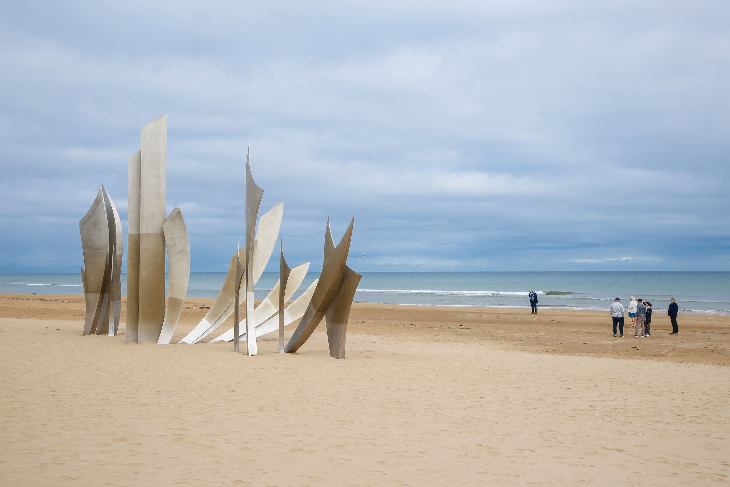 Memories of the world war II on the landing beaches