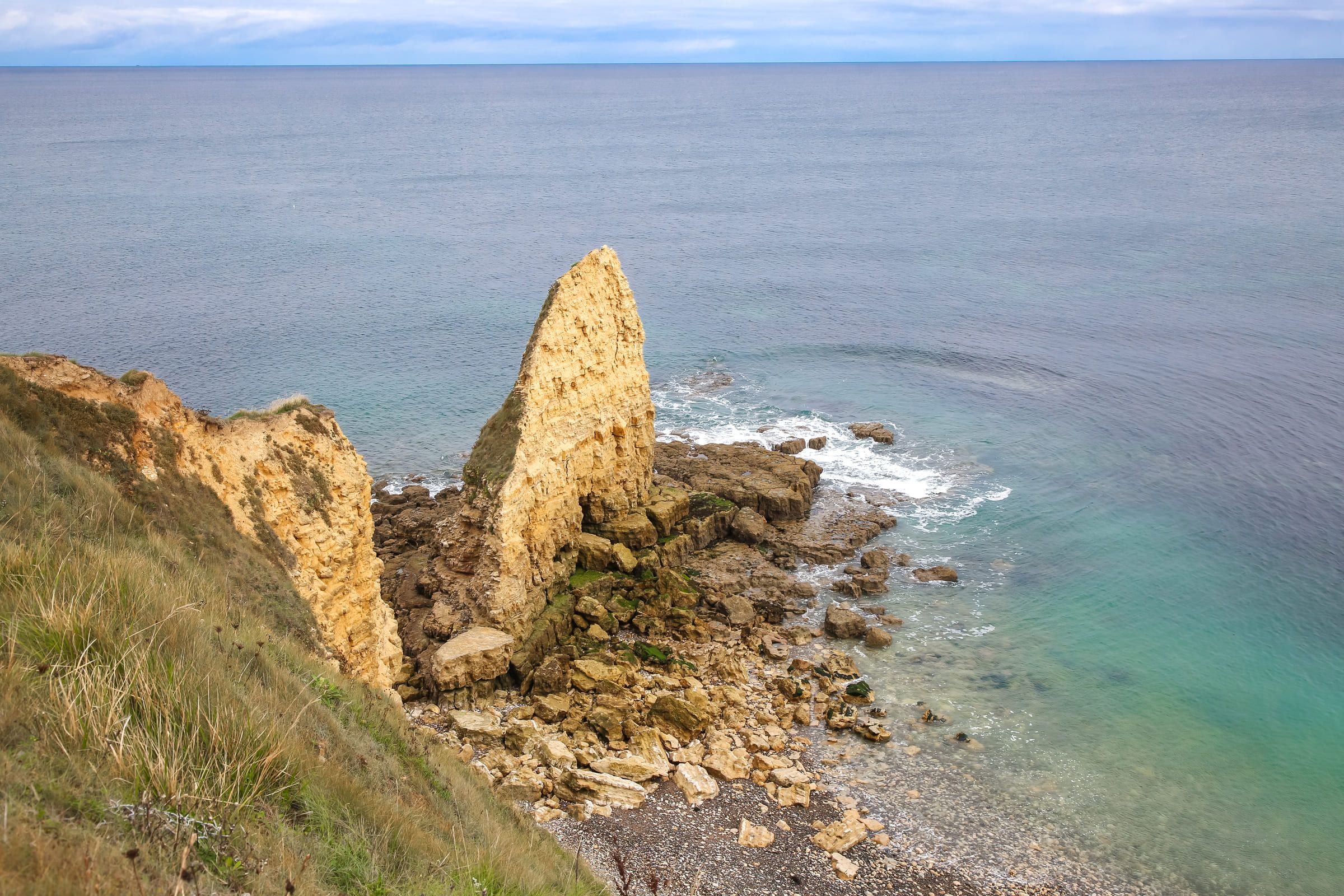 Memories of the world war II on the landing beaches of normandy