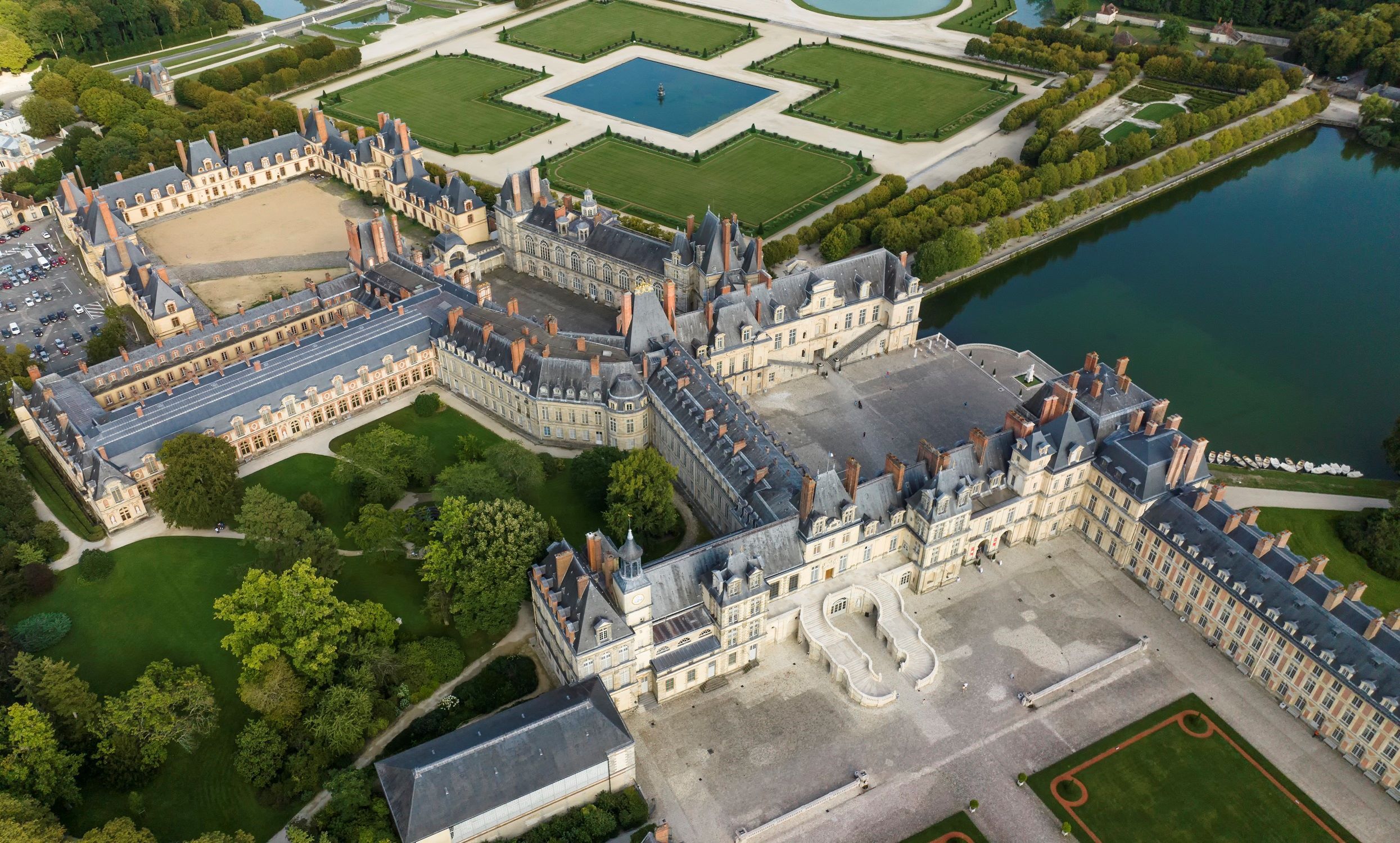 Vaux le Vicomte, Luftansicht