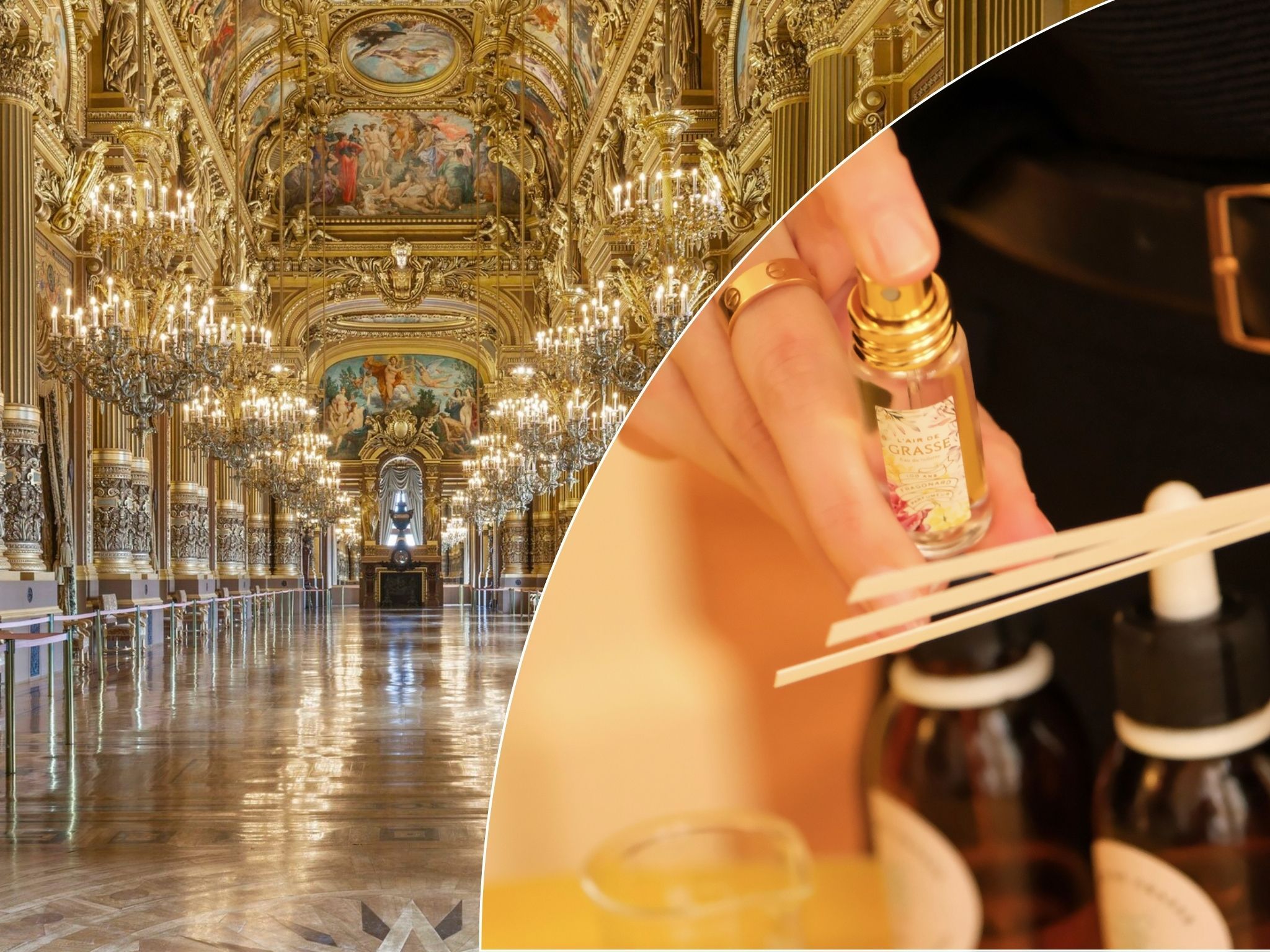 Opéra Garnier guided tour + Perfume workshop at Fragonard Museum