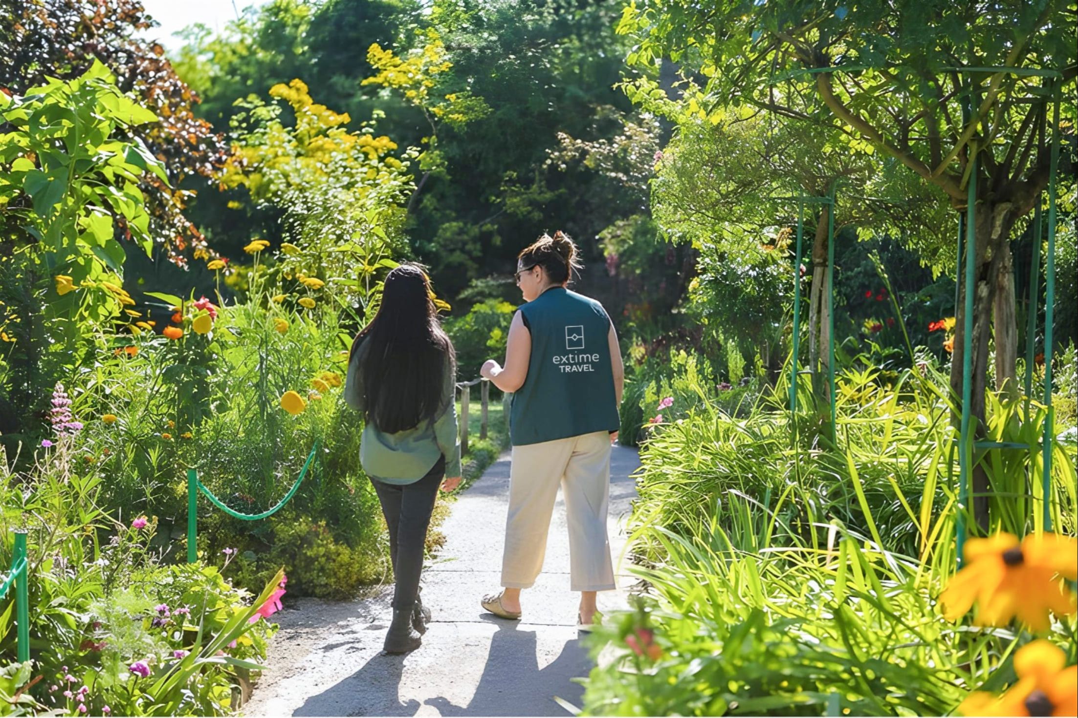 Jardin de Claude Monet donne sur le musée