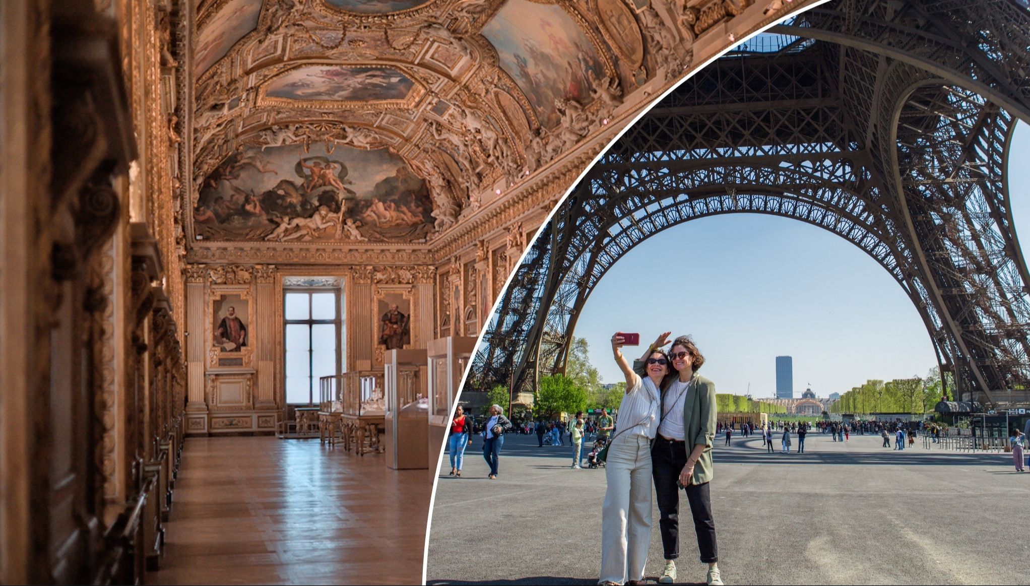 Louvre Museum visit + Eiffel Tower Access + Seine River Cruise Ticket